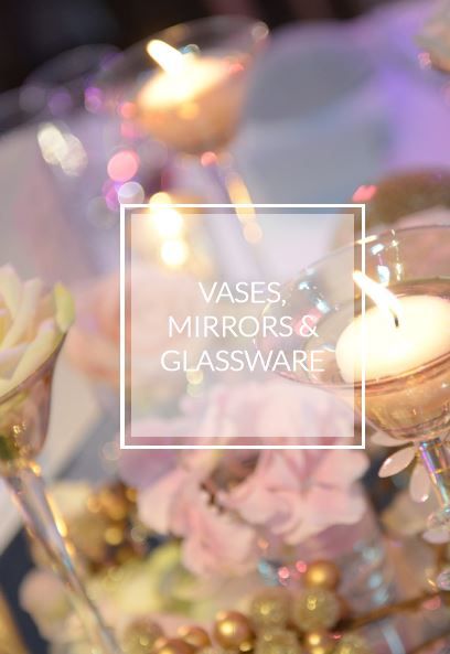 vases mirrors and glassware ideas